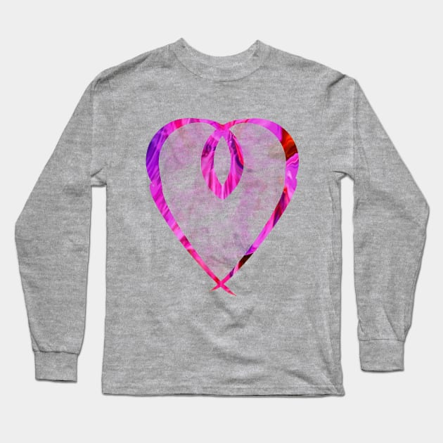 Loving heart Long Sleeve T-Shirt by puravidavisions